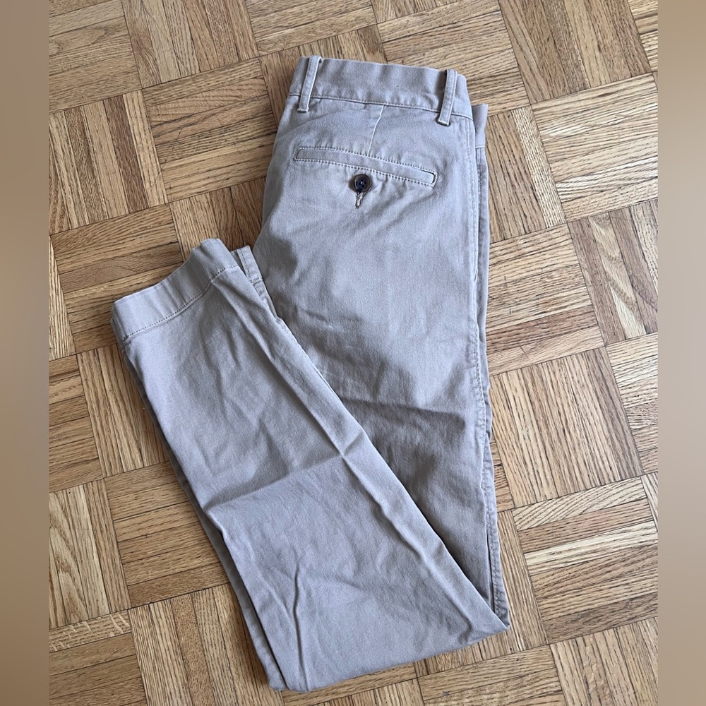 J. Crew Factory Men's Khaki Chinos Slim 28x30